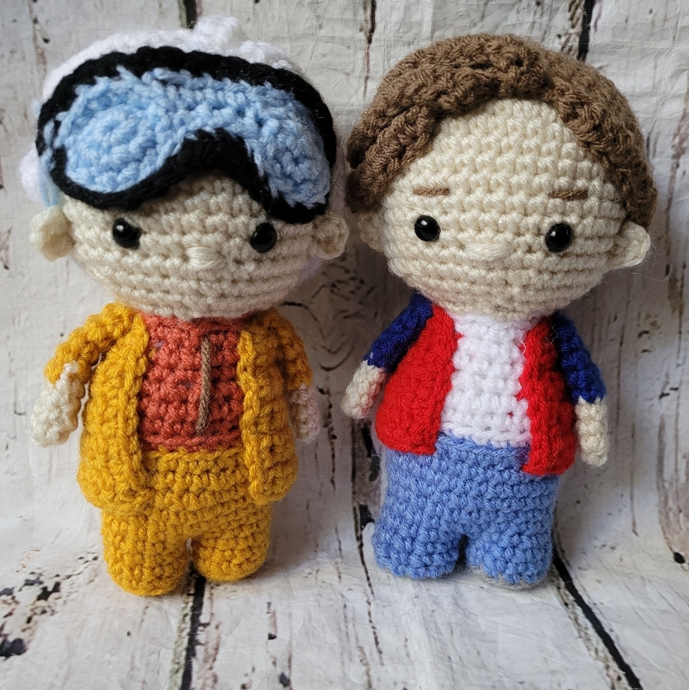 Crochet Back To The Future Amigurumi set